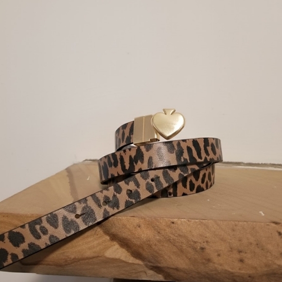 NEW! Kate Spade New York Leather Reversible Belt with Spade Buckle Sz XLarge NWT - Picture 2 of 9